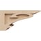 Ekena Millwork 5"W x 10"D x 5"H Wide Mayflower Rough Cedar Woodgrain TimberThane Corbel, Primed Tan CORUR05X10X05MAYRCPR - alternate 2